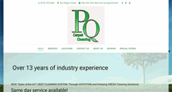 Desktop Screenshot of pqcarpetcleaning.com